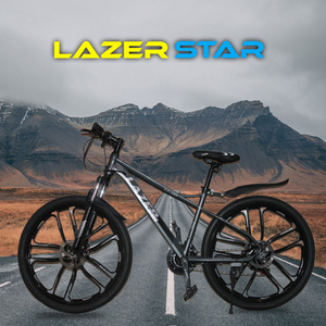 Lazer Star 26 Inch Bicycle , For Racing. With 10 Gears Alloy Made. Front Shocks And Disc Brakes