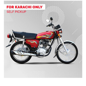 Super Power Euro2 Red 125cc Bike (Karachi Only) 7-10 working days