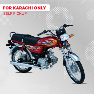 Super Power SP PREMIUM 70CC with Self - ALLOY RIM - Red  (Karachi Only) 7-10 working days