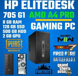 PC GAMER HP EliteDesk 800 I5 8Gb - 128Gb - GPU FIRE PRO